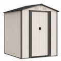 Caseta de almacenamiento metálica de acero galvanizado 213x130x185 cm